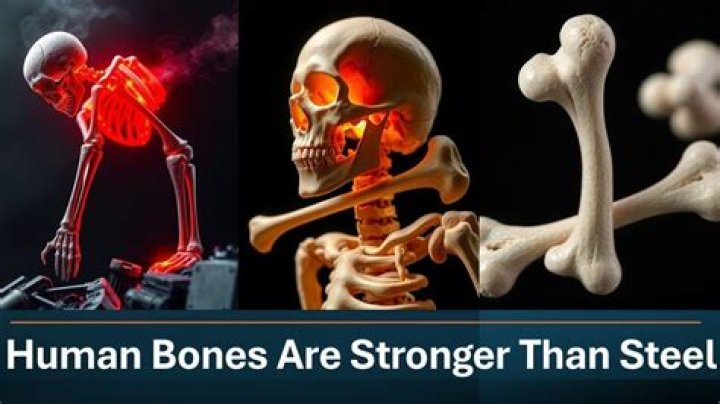 Are bones stronger than steel?