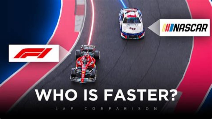 Are F1 cars faster than Nascar?