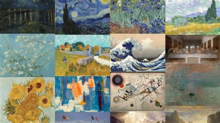 Are Famous paintings public domain?