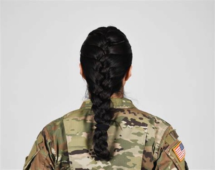 Are French braids allowed in military?