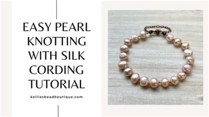 Are real pearls always knotted?