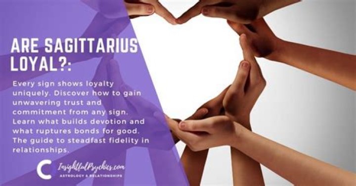 Are Sagittarius loyal?