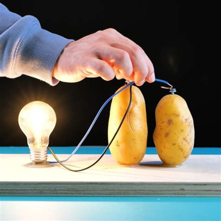 Can a boiled potato power a light bulb?