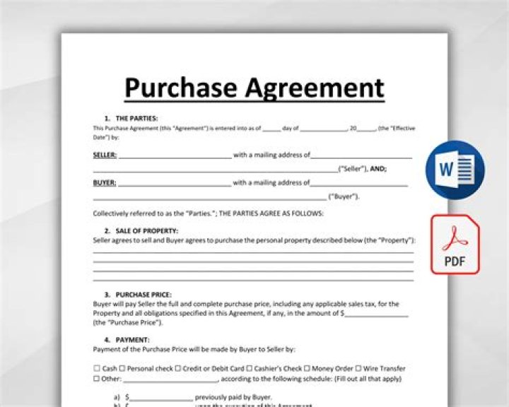 Can a buyer cancel a purchase agreement?