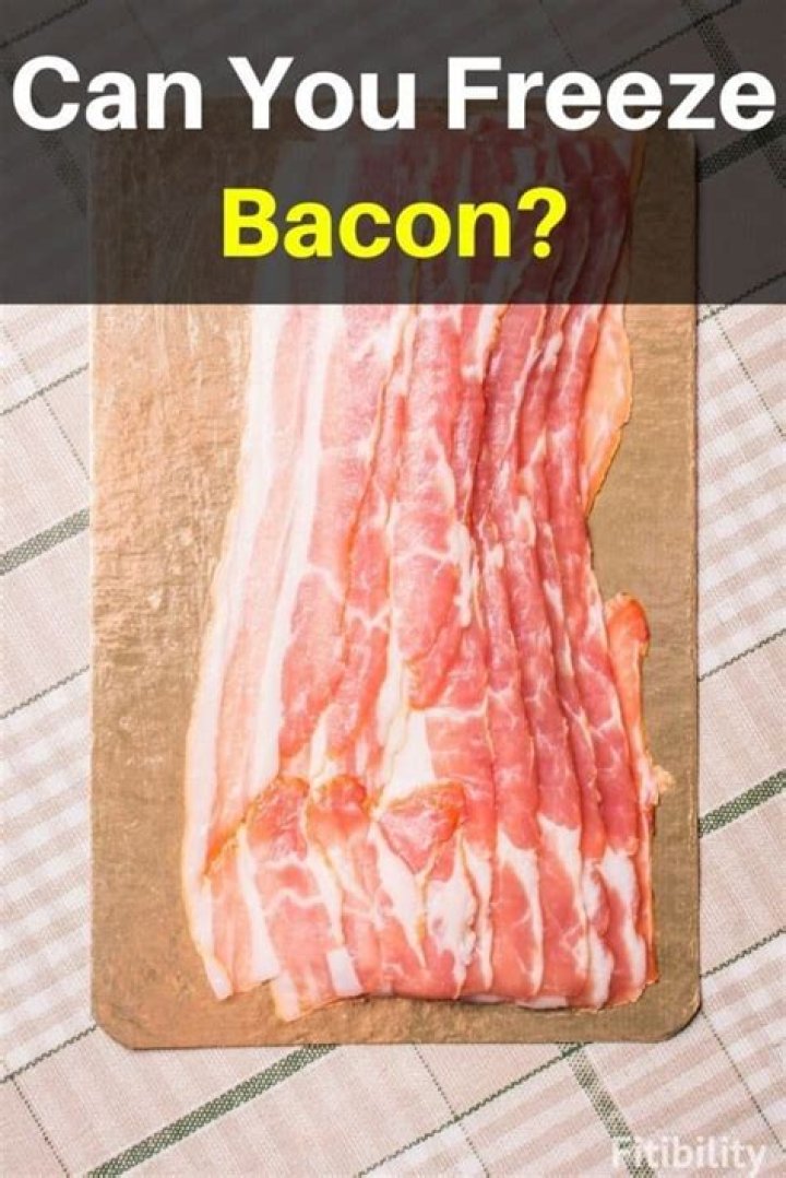 Can bacon be frozen?