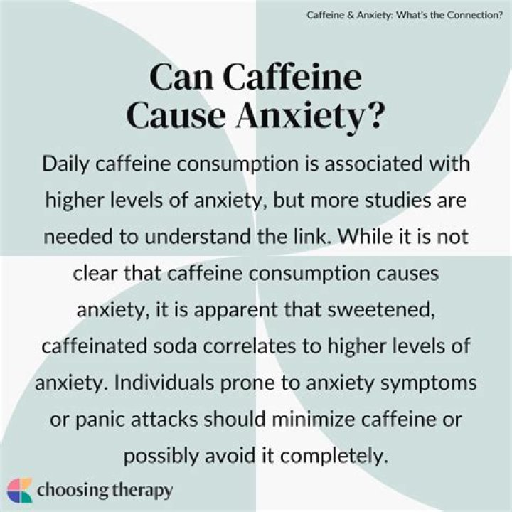Can caffeine cause depression anxiety?