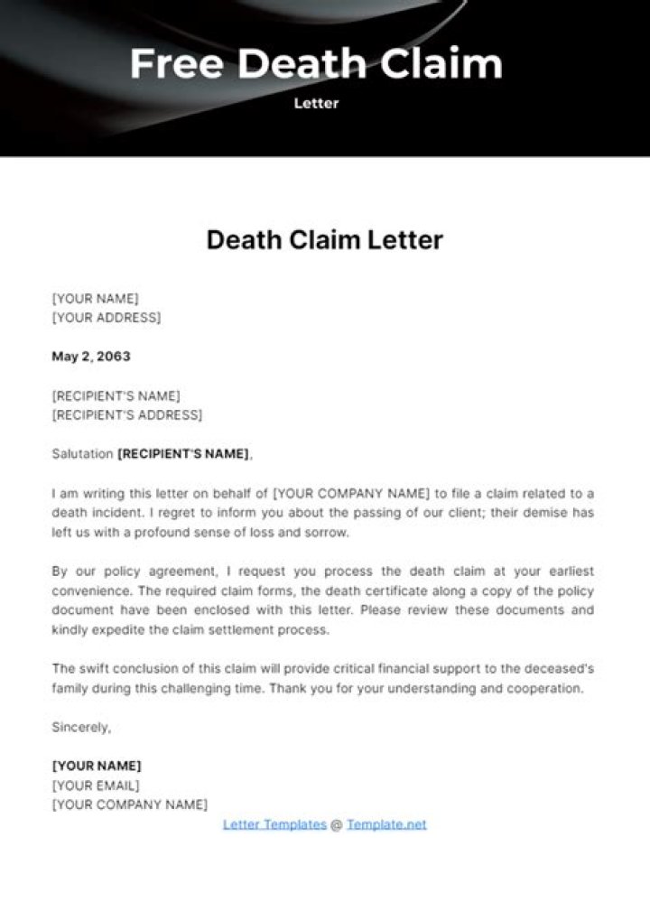Can I claim funeral policy after death?
