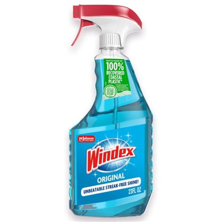 Can I use Windex on shower doors?