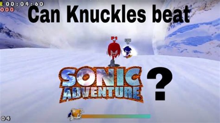 Can Knuckles beat Sonic?