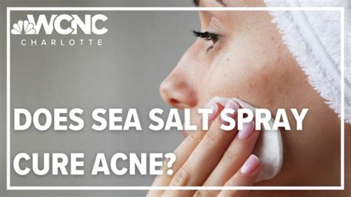 Can salt clear pimples?