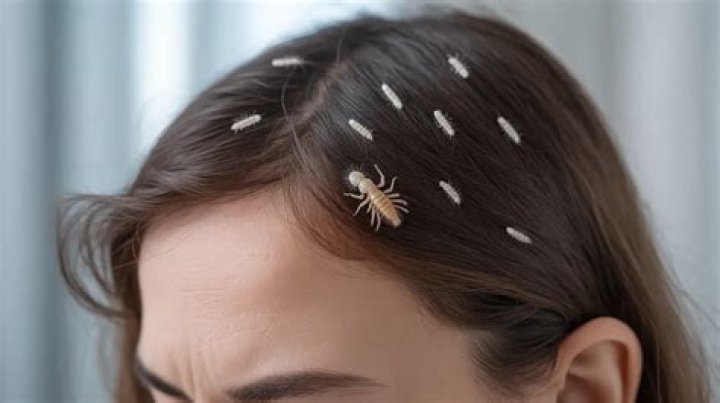 Can sea lice live in hair?