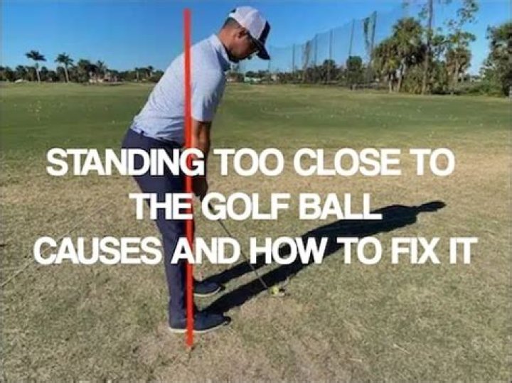 Can standing too close to the ball cause a shank?