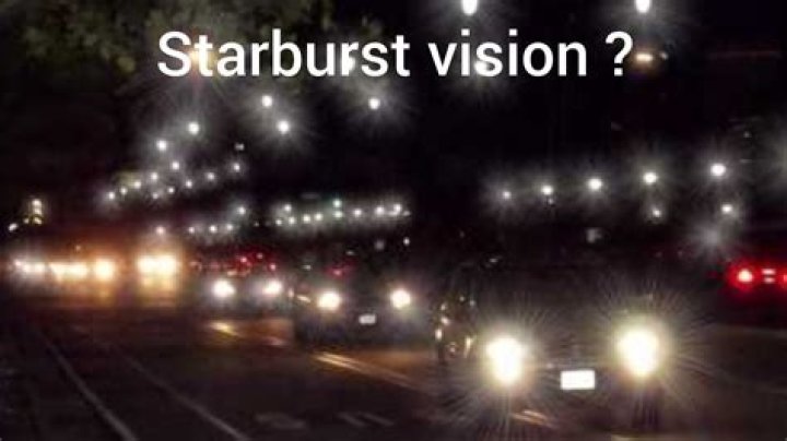 Can Starburst vision be corrected?