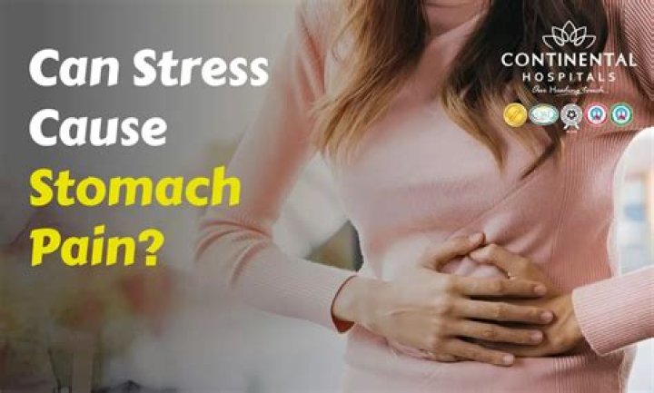 Can stress cause stomach spasms?