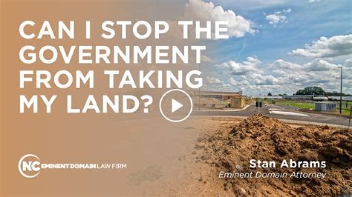 Can the government take your land without consent?