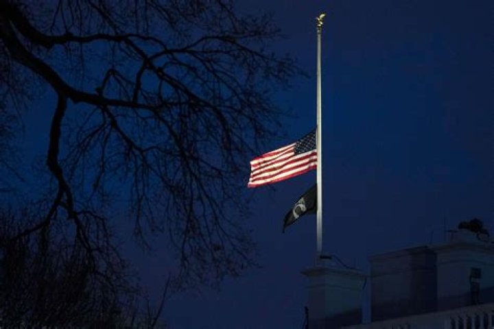 Can the United States flag be flown at night?