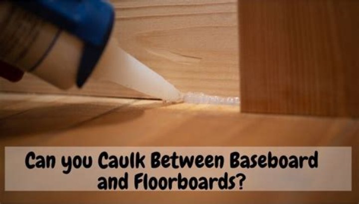 Can you caulk over old caulk on baseboards?