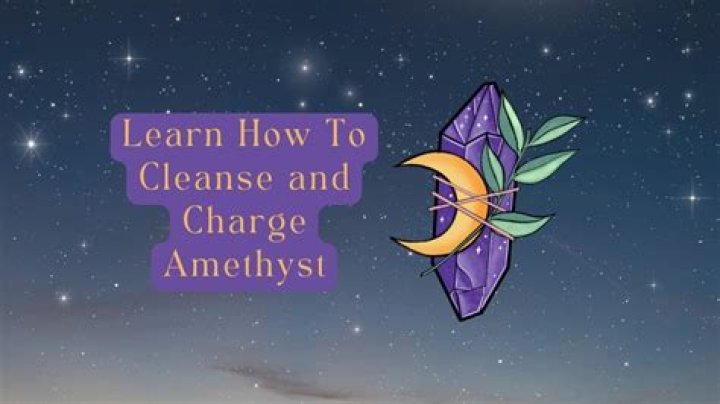 Can you charge amethyst in the moonlight?
