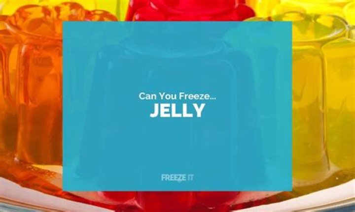 Can you freeze jelly to make it set faster?