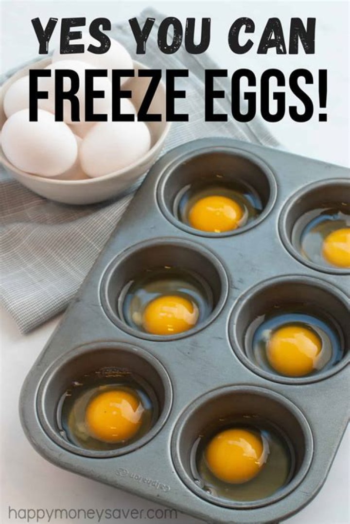 Can you freeze your eggs at 45?