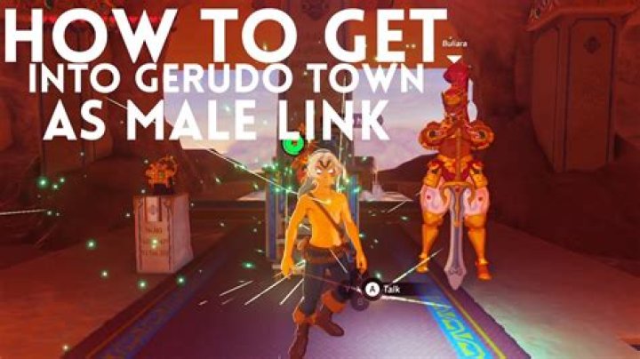 Can you get into Gerudo Town without outfit?