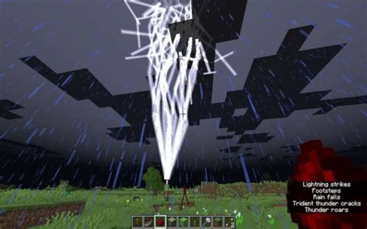 Can you get shocked by lightning in Minecraft?