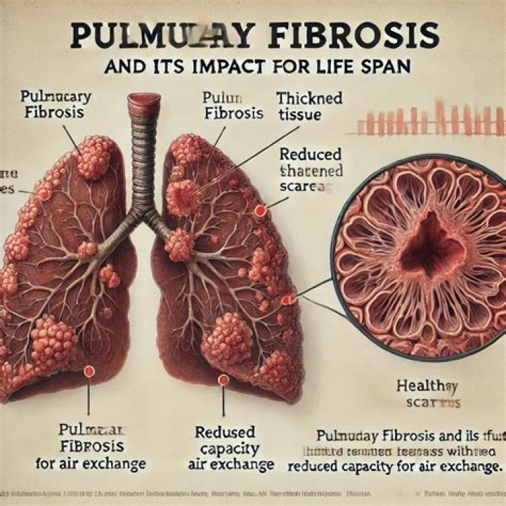 Can you live with mild pulmonary fibrosis?
