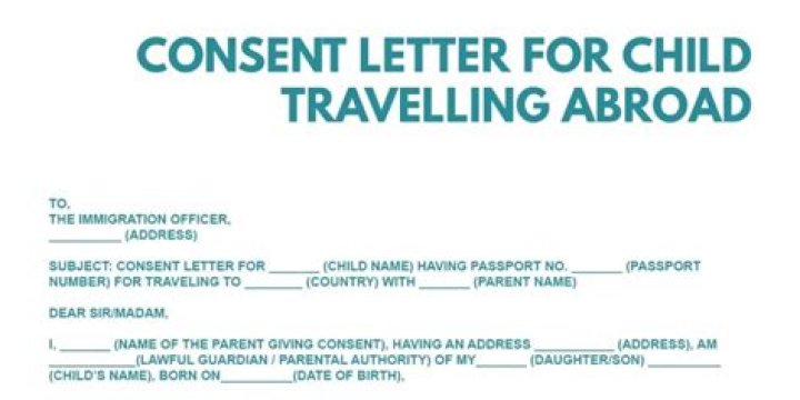 Can you move abroad with child without father's consent?