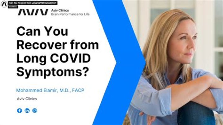 Can you recover from long Covid?