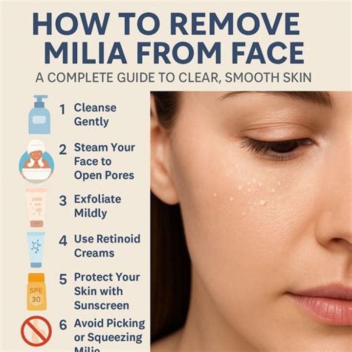 Can you remove milia at home?