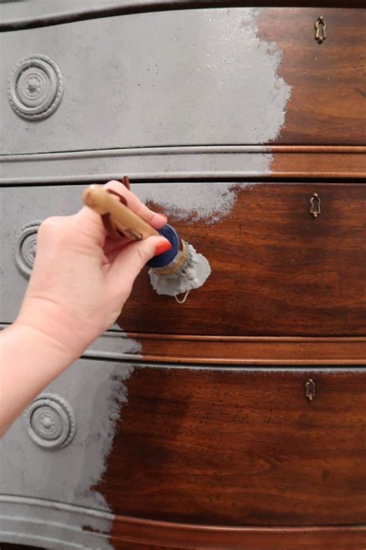 Can you use chalk paint over stained wood?