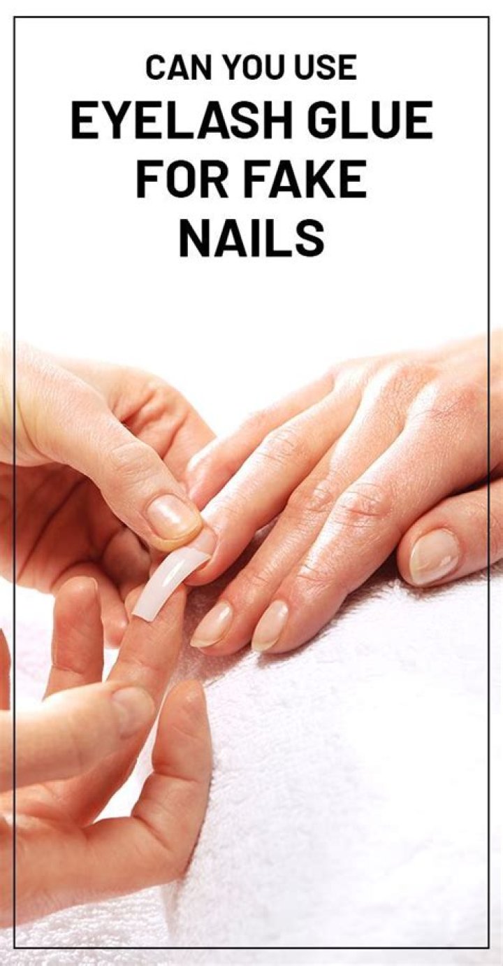 Can you use eyelash glue for fake nails?
