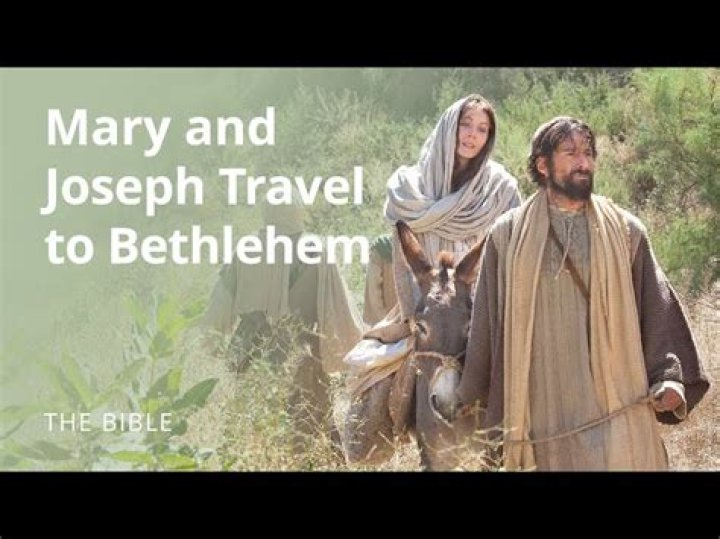 Did Mary and Joseph travel to Bethlehem on a donkey?