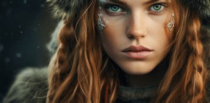 Did Vikings have green eyes?