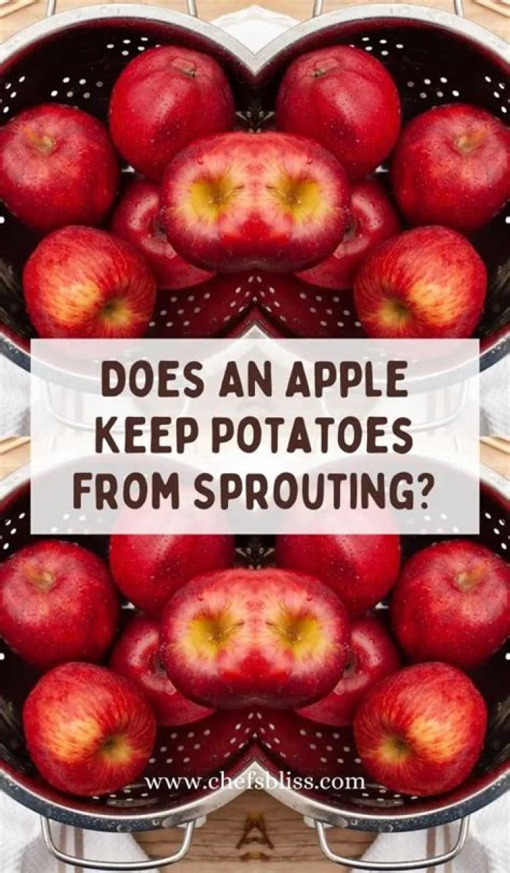 Do apples keep potatoes from sprouting?