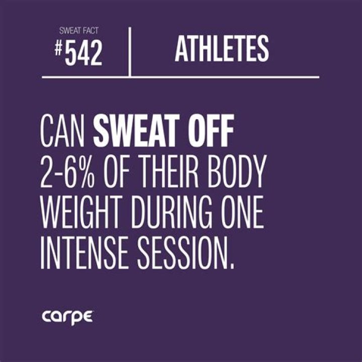 Do athletes sweat more?