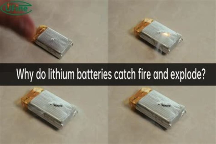 Do lithium batteries catch fire when exposed to air?