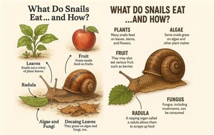 Do snails eat dead skin?
