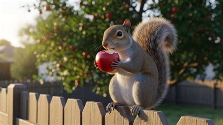 Do squirrels eat apples?