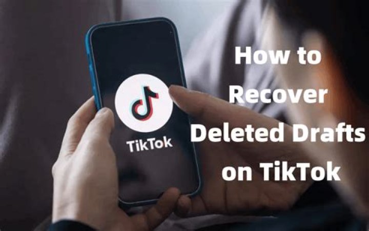 Do TikTok drafts delete when you log out?