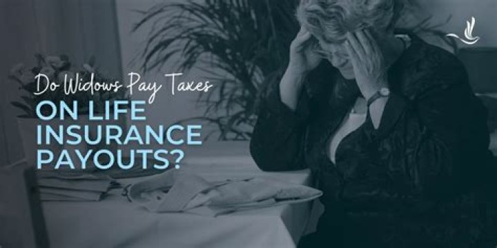 Do widows pay taxes?
