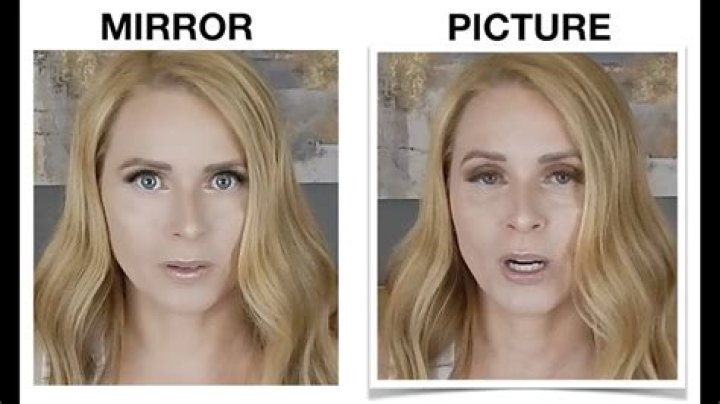 Do you look more attractive in the mirror?