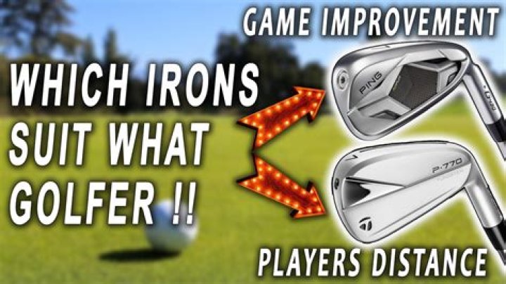 Do you lose distance with game improvement irons?