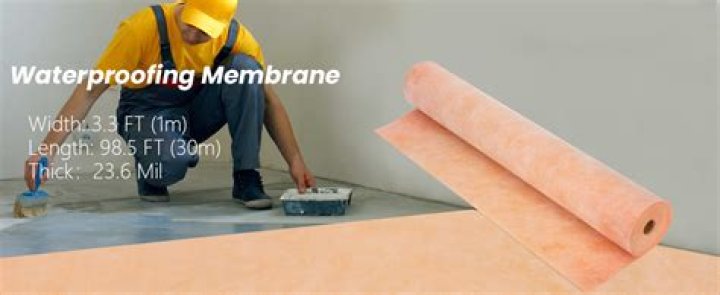Do you tile over waterproofing?
