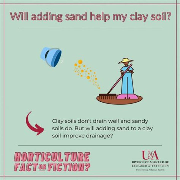 Does adding sand to soil help?