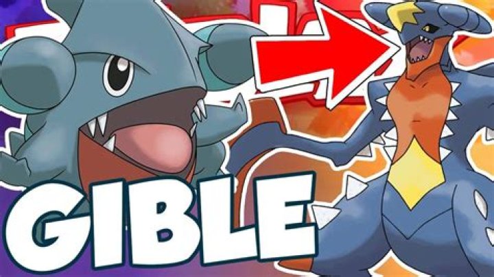 Does Ash's Gible evolve?