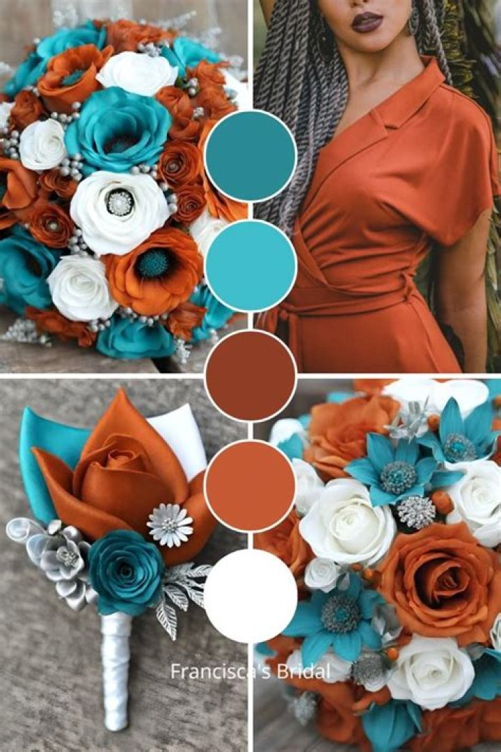 Does burnt orange and teal go together?