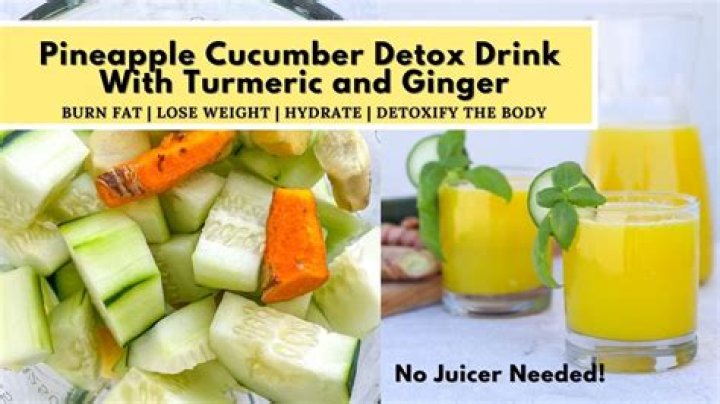 Does drinking pineapple and cucumber help lose weight?
