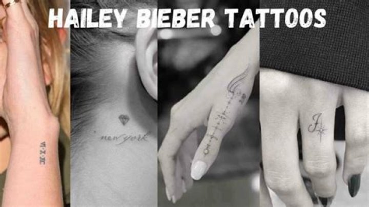 Does Hailey Bieber have tattoos?