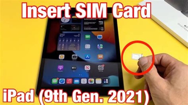 Does iPad 9th Gen have SIM card slot?